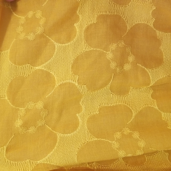 💕TRINA TURK💕 Dawning Dress ~ Walk This Lei Embroidery ~ Saffron NWOT - Picture 7 of 8